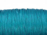 Polyesterkordel gewachst in petrol 0,8mm 10m