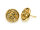 Ohrstecker aus 304 Edelstahl in goldfarben für 12 mm Cabochons 2er Set