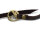 langes Lederarmband in dunkelbraun