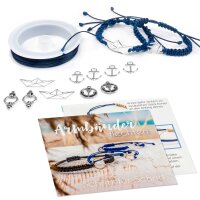 Set MATHILDA Schmuckbastelset zum maritime Armbänder...