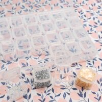 Sortierbox für Schmuckzubehör mit 28 kleinen...