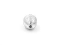 oval geschliffene Perle aus 925 Silber 12 mm 1 Stück