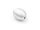oval geschliffene Perle aus 925 Silber 12 mm 1 Stück