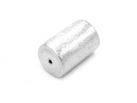 zylinderförmige Perle aus 925 Silber 15x10 mm 1...
