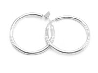 Creole aus 925 Silber 28 mm 2 Stück