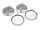 Fassungen für 25 mm Cabochons in antik silberfarben 4 Stück