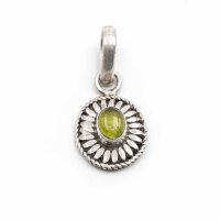 Anhänger Peridot 21 mm aus 925 Silber 1 Stück