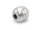 glänzende Perle aus 925 Silber 8 mm 1 Stück