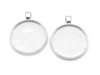 schlichte Fassungen für 30 mm Cabochons in...