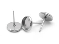 Ohrstecker aus 304 Edelstahl 8 mm 6 Stück