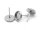 Ohrstecker aus 304 Edelstahl 8 mm 6 Stück