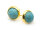 Ohrstecker in goldfarben für 8 mm Cabochons 6 Stück