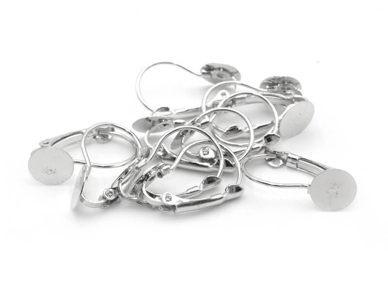 Brisuren in platinfarben mit 8 mm Klebepad