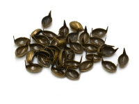 Metallnieten in bronzefarben 100 Stück
