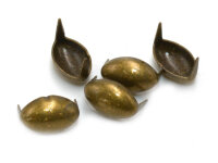 Metallnieten in bronzefarben 100 Stück