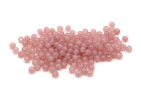 Glasperlen als Jadeimitat in altrosa 4mm 100 Stück
