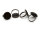 Ringrohlinge mit Fassung für 18mm Cabochons in antik bronzefarben 4 Stück