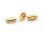 Verschlüsse für 1,5mm Kugelketten 18k gold beschichtet 10 Stück