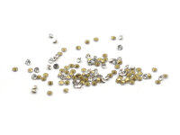 Strasssteine in weiß 1,3mm 100 Stück