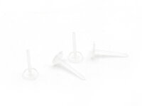 Ohrstecker aus Kunststoff mit 5mm Klebefläche als...