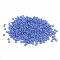 Rocailles Perlen in kornblumenblau 3mm 20 Gramm