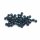 Glasschliffperlen in blau 4x3 mm 50 Stück