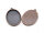 schlichte Fassungen für 40x30mm Cabochons in antik kupferfarben 2 Stück