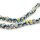 Glasschliffperlen in Grau mit Holoeffekt 4 x 6 mm 1 Strang