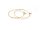 Creolen mit 18K Goldbeschichtung aus Messing 19 mm 4 Stück