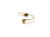 Ringrohlinge mit Strasssteineinfassung 18 k Gold...