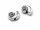 Zwischenperle als Meeresmuschel 10mm in antik silberfarben 10er Set