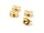 Ohrstopper für Ohrstecker aus 304 Edelstahl in goldfarben 4 Stück