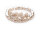 Glasschliffperlen als Bicone in beige 6 mm 40 Stück