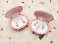 Muschel Schmuckbox für Schmuck in rosa 5x6 cm 1...