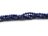 facettierte Perlen aus Lapislazuli in blau 2mm 10 Stück