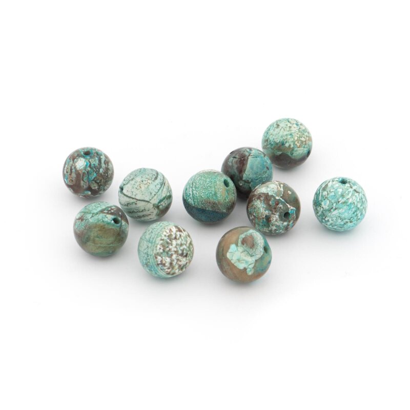 Perlen aus Ozeanjaspis 6 mm 10 Stück