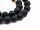 Perlen aus Achat in schwarz gefrostet 8mm 10 Stück
