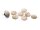 Resincabochons in rosa und Holzoptik 12mm 8 Stück