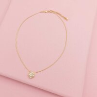 Dyrberg/Kern Rose Halskette mit Zirkonia in goldfarben