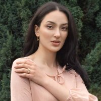 Ring Luana vergoldet mit Achat Druse