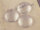3 Cabochon 20 mm Glas klar
