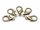 große Schnappkarabiner in antik bronze 21mm 10 Stück