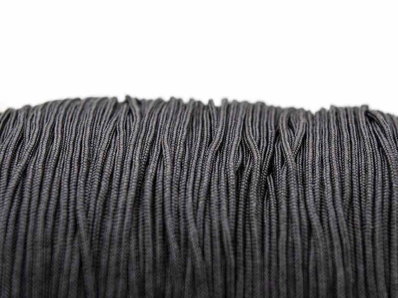 Nylonkordel in schwarz 0,8mm 80m