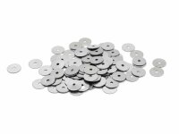 Scheibe aus 316 Edelstahl 0,3 mm stark 6 mm Durchmesser...