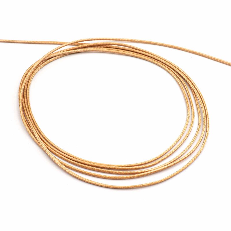 Polyesterkordel gewachst in nougat 1,5mm 10 Meter