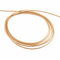 Polyesterkordel gewachst in nougat 1,5mm 10 Meter