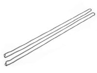 fertige Gliederketten in gunmetal 80cm 2er Set