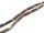 Kokosnuss Perlen länglich 20 Stk Dunkelbraun 15x5 mm