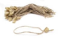 Schnur aus Hanf mit Sicherheitsverschluss 18cm 100...