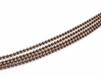 Kugelkette in kupferfarben 1,5mm 2m
